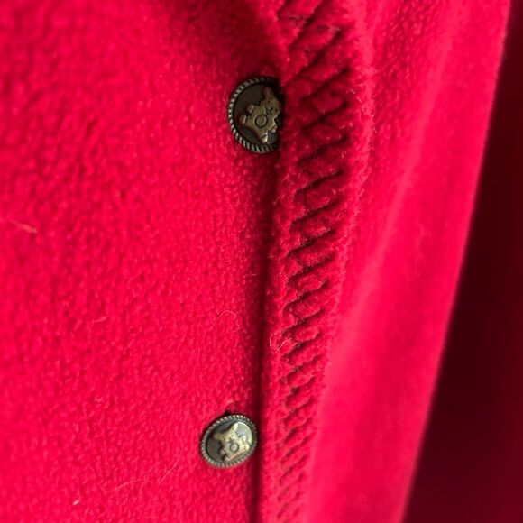 Vintage Y2K Transit Red Women's Cardigan Sweater Size L - Picture 13 of 16